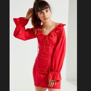 Lioness foxy lace up dress